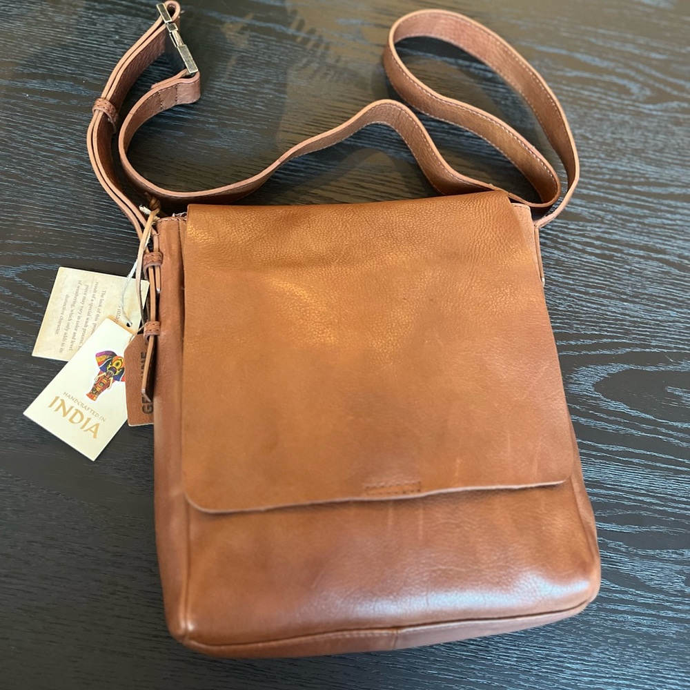 Brown Leather Satchel